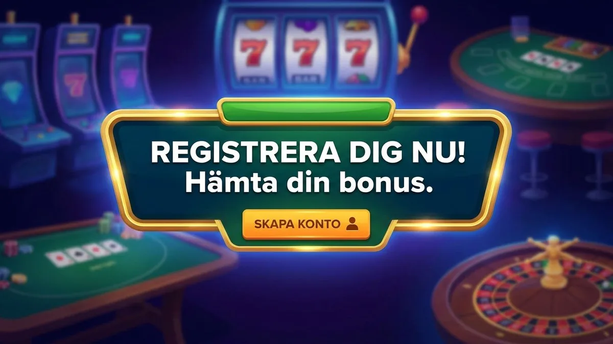 Registrera dig med bonus